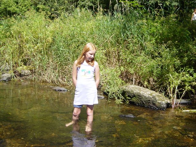 Katie in Exmoor - 2004