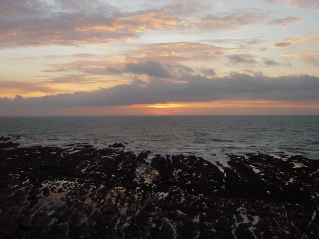 Sunset and Rocks - Westward Ho! 2007
