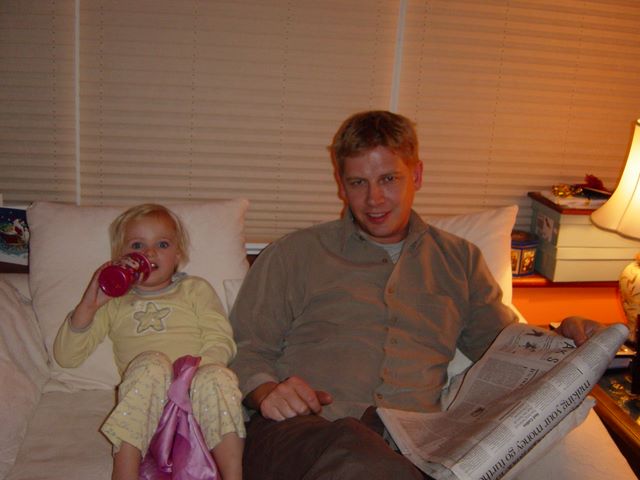 Me and little Hollie - 12-2003