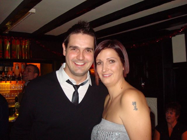 Bro and Sis at Tasha's 30th