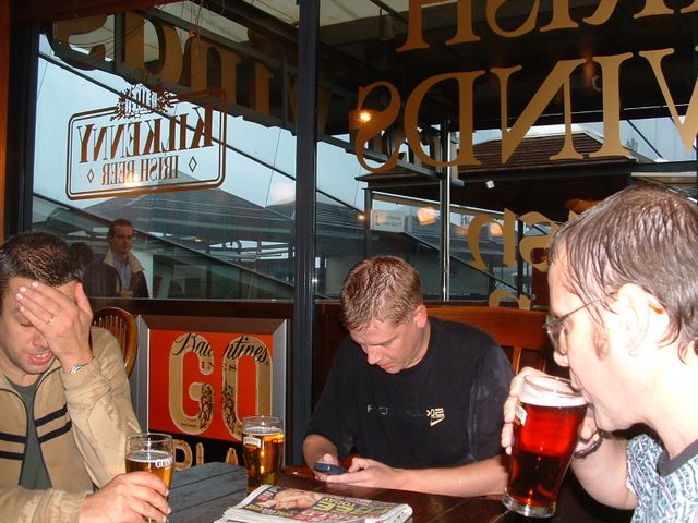 The morning after, Barcelona 2003