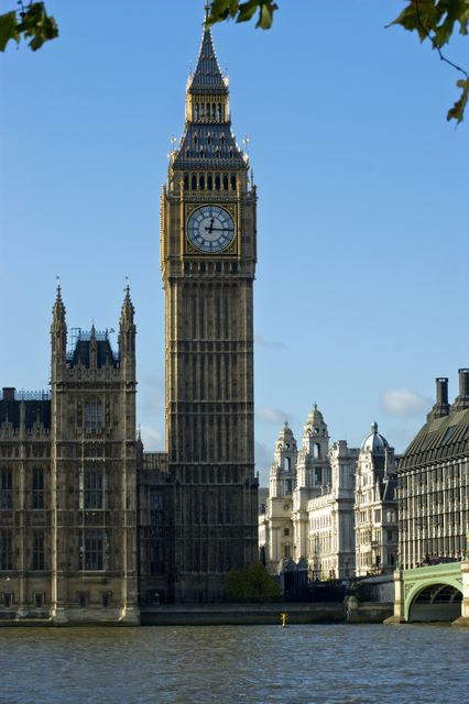 Sunlit Big Ben